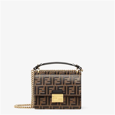 fendi kan u small bag|fendi bag with thick strap.